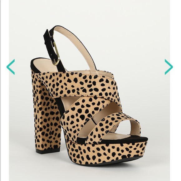 ❌SOLD❌Mustard Yellow Crisscross Open Toe Chunky Platform - Picture 7 of 7